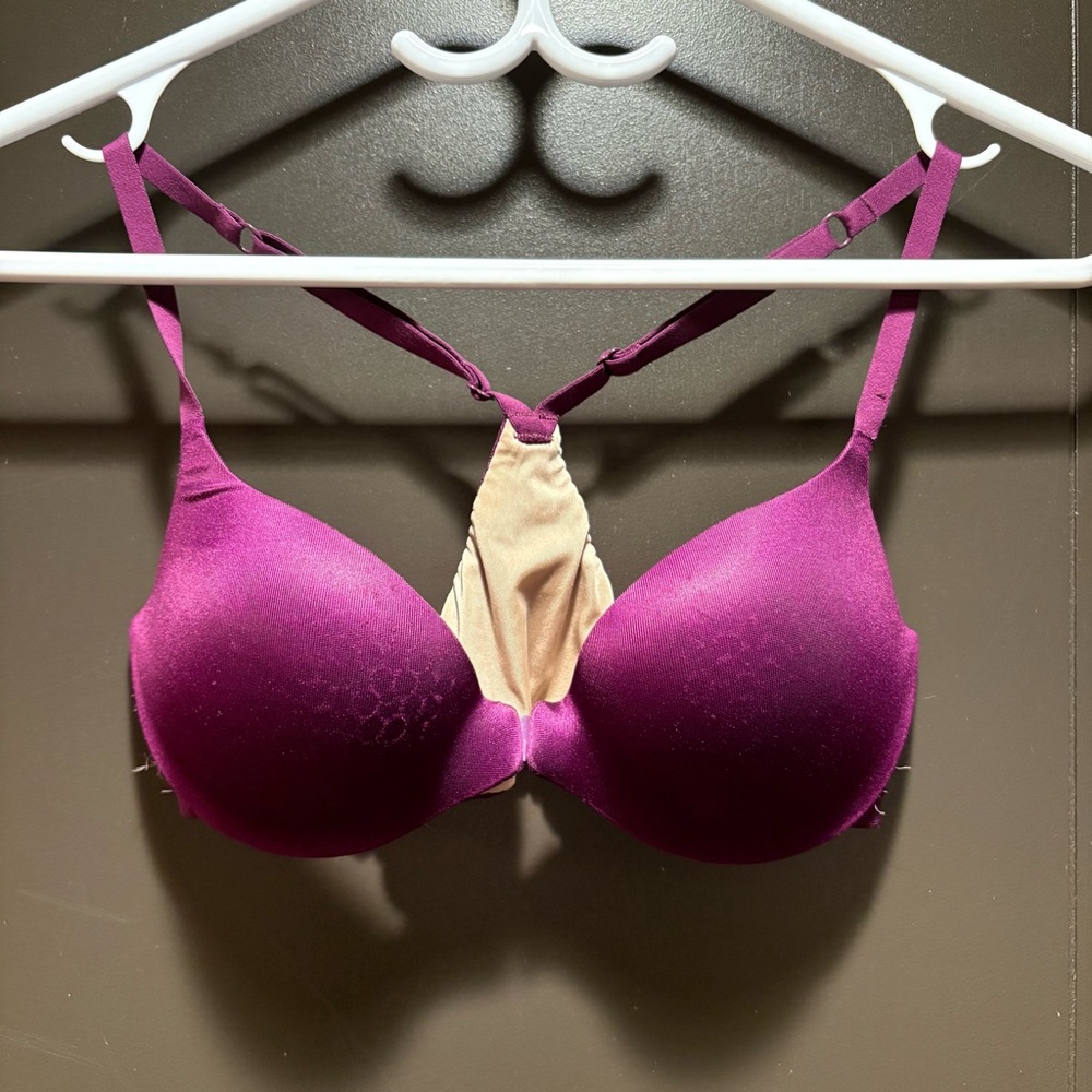 La SENZA Sexy Dark Purple Racerback Bra - Picture 6 of 7